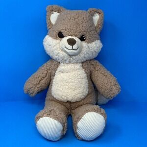 Build A Bear Fuzzy Fox 16 inch Brown Sherpa Fur Plush Stuffed Animal 2024